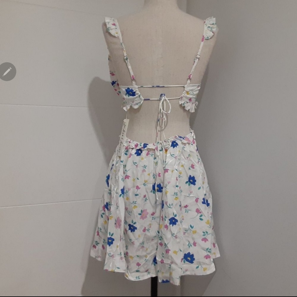 🍋For Love and Lemons Farrah Floral Mini with Cut-Outs - Picture 5 of 16